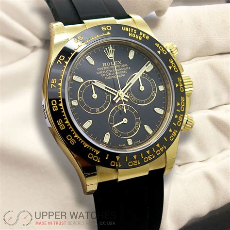 rolex daytona full gold black dial price|18k gold Rolex daytona cosmograph.